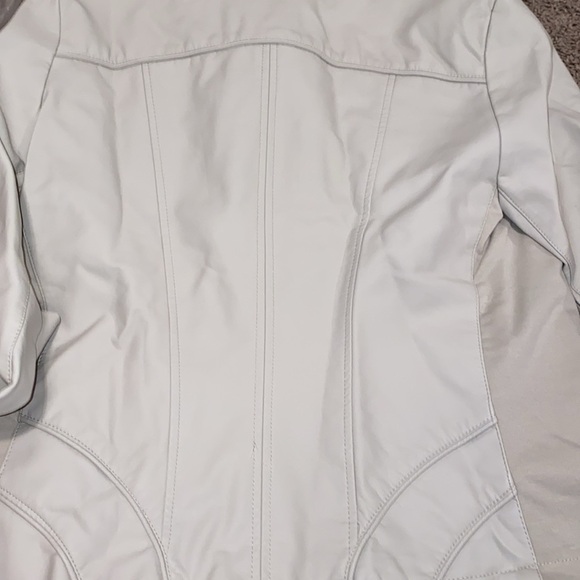 GUESS  Stone Faux Leather‎ Racer Jacket Large - Picture 9 of 14